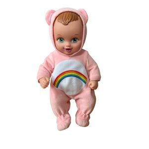 Vintage Lauer Toys/Playmates WATERBABIES Care‎ Bears Cheer Bear Water Baby Doll